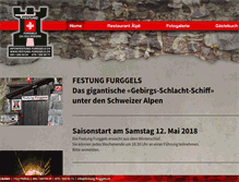 Tablet Screenshot of festung-furggels.ch